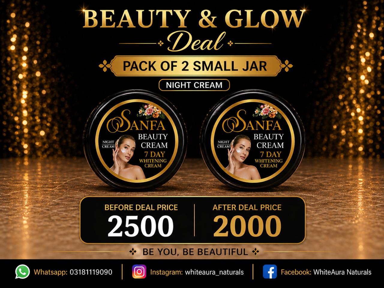Pack Of 2 Small Jar